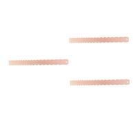 HEMOTON 3pcs Guitar Performance Accessories Scale Ruler Feeler Gauges Guitar Scales String Gauge Fingerboard Height Leveling Luthier Tool Set up Tool for Electric Bass Acoustic