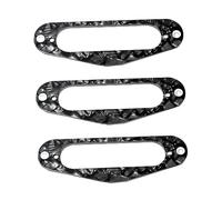 HEMOTON 3pcs Guitar Pickup Frame Mounting Ring for Single Coil Humbucker Inner Hole Fits Tl Style Electric Guitars