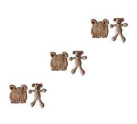HEMOTON 3pcs Knitted Photo Hat for Newborns Photography Cap for Boys Girls Photo Props for Newborn Photography Shoot