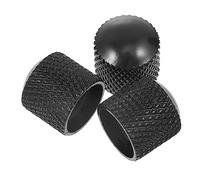 HEMOTON 3pcs Metal Volume Knobs for Electric Guitar Bass Accessories Simple Volume Control Knobs Replacement Parts