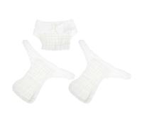 HEMOTON 3pcs Newborn Cloth Diaper Pants Washable Reusable Cotton Gauze Diapers for Boys White Suitable for Taking a Walk or Doing Housework