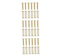 HEMOTON 3pcs Pack Electric Guitar Pickup Screws and Springs Kit Single Coil Pickup Adjusting Screws for Electric Guitar