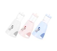 HEMOTON 3pcs Pet Water Fountain Leakproof Design for Hamsters and Rabbits Featuring Roller Bead Drinking System for Small Animal Cages and Homes