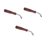 HEMOTON 3pcs Piano Tuning Tool Guzheng Tuning Needle Hammer Key Pegs Wrenches Quadrilateral Tip Spanner Mute Easy to Use