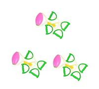 HEMOTON 3pcs Pull Ball Jumbo Indoor Outdoor Fitness Game for Family Cooperative Play Random Color Plastic Random Color