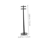 HEMOTON 3pcs Scale Micro Landscape Garden Accessories Realistic Train Layout Telegraph Pole Models DIY Small Urban Scene Decor