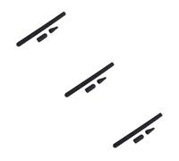 HEMOTON 3pcs Silicone Touch Screen Pen Sleeve Pen Holder Protective Cover Compatible for Apple Pencil Cover for Drawing and Writing Case in Black