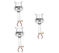 HEMOTON 3pcs Silver Trumpet Music Score Clip Sheet Music Holder for Efficient Reading and Practice for Trumpet Players