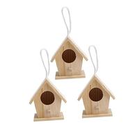 HEMOTON 3pcs Simulation Nest Decorative Bird Nest for Garden Outdoor Decoration for Balcony and Patio Scenarios