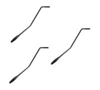 HEMOTON 3pcs Single Tremolo Bridge Arm Thread Metal Whammy Bar for Electric Guitar Fits Various Guitar Models for Tremolo Effects
