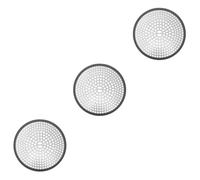 HEMOTON 3pcs Stainless Steel Sink Hair Filter Drain Cover for Kitchen Bathroom Strainer Fine Design for Waste Catching Prevents Clogs