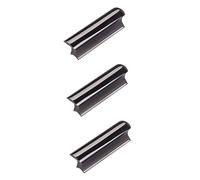 HEMOTON 3pcs Stainless Steel Slide Bar for Electric and Acoustic Guitars Ergonomic Black Tone Bar for Enhanced Sustain and Lap Steel Playing