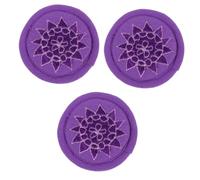 HEMOTON 3pcs Tibetan Singing Bowl Mat Supple Singing Bowl Cushions Buddhist Supplies for Chinese Decoration and Art Craft