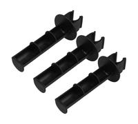 HEMOTON 3pcs Toilet Chair Paper Roll Stand Bathroom Tissue Holder Handle Mount for Elderly Commode Chair Nursing Patient Use