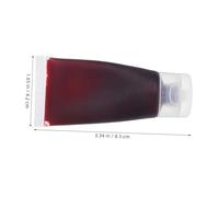 HEMOTON 3pcs Washable Fake Blood Tubes Skin Safe Prank Blood for Halloween Cosplay and Film Realistic Vampire Bloody Props Easy to Apply and Clean