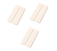HEMOTON 3sets Diy Guitar Bone Nut Acoustic Guitar Accessory Real Buffalo Bone Standard Intonation 39x9x5mm 5pcs*3