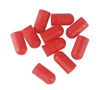 HEMOTON 3sets Drum Stick Silent Tip Cover Drum Stick Protectors Silicone Practice Tips 10pcs*3