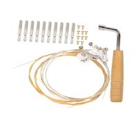 HEMOTON 3sets Practical Lyre Strings Replacement Kit Lyre Pegs String Nails and Wrench for Easy Tuning and Maintenance of Harp