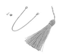 HEMOTON 3sets Zinc Alloy Thumb Piano Tremolo Chain Kalimba DIY Decorating Supplies for Multi Functional Kalimba Part