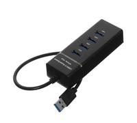 HEMOTON 4-port USB Hub Splitter Adapter Multi USB Port Splitter for Laptop Desktop High Speed Data Transfer for Office and Home Use