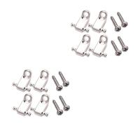 HEMOTON 4 Sets Electric Guitar Parts Roller String Tree Retainer Metal Roller String Tree for Guitar Locking Nut Capo Chord Presser