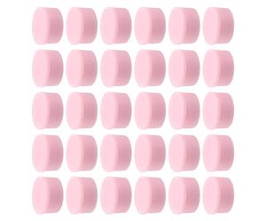 HEMOTON 40pcs Pink Plastic High-speed Rotating Nail Shaft Bearings for DIY Nail Art Creativity Booster Mini Rotary Charm Spinners for 3d Design and Jewelry Accessories