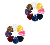 HEMOTON 40pcs Ultra Thin Celluloid Guitar Plectrums for Ukulele Acoustic Guitar Picks Lightweight Picks