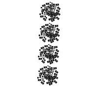 HEMOTON 40sets Electric Guitar String Trees Retainers Screws Press String Retainer Guides for Easy Installation Compatible Electric Guitars and Bass