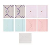 HEMOTON 45pcs Creative Flower Letter Writing Set with Envelopes Delicate Pattern Paper for Reply Letters and Congratulations Elegant Stationery Paper Kit and Blessings