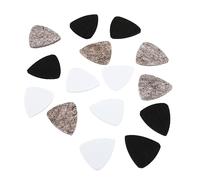 HEMOTON 45pcs Lightweight Felt Guitar Picks Compact Replacement for Electric Classic Bass Acoustic Guitars Ukulele