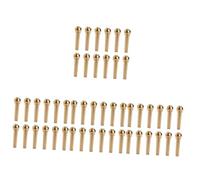HEMOTON 48pcs Guitar String Pin for Acoustic Guitar String Tuning Pegs Fixing Pegs
