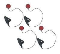 HEMOTON 4pcs Acoustic Guitar and Violin Piezo Pickups with 3.5mm Plug, Lightweight Portable Build and Onboard Eq Adjustment for Recording and Mobile Teaching Scenarios