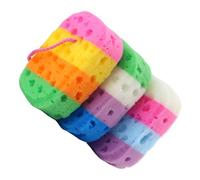 HEMOTON 4pcs Bath Sponges for Shower with Honeycomb Design, Soft Body Wash Sponge that Removes Debris and Dead Skin, Providing a Rich Foaming Experience for Effective Body Cleansing