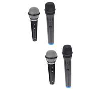 HEMOTON 4pcs Boys and Girls Microphones Microphone Props Easy to Hold Karaoke Props Echo Party Bag Mic Boys and Girls Toy
