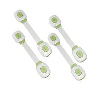 HEMOTON 4pcs Cabinet Door Lock Boy Girl Safety Strap Locks for Windows Childproof Doors