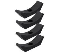HEMOTON 4Pcs Durable Dumbbell Saddles Heavy Duty PP Dumbbell Cradles for Secure Storage Fitness Equipment Accessories Protects Weights Floors for Home Gym Use