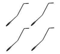 HEMOTON 4pcs Electric Guitar Whammy Bar Thread Metal Tremolo Arm for Single Tremolo Bridge Arm Accessory for Classic Style Guitar