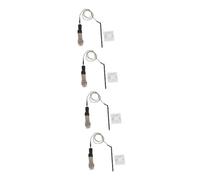 HEMOTON 4pcs Folk Guitar Piezoelectric Pickup for Acoustic Instruments Easy to Install Sound Pickup Self-adhesive Passive Design No Battery Required and Portable Accessory