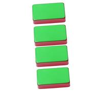 HEMOTON 4pcs Fully Enclosed Brass Guitar Pickup Cover for Single Coil Style Red Bottom Design and Stain-resistant Protects against Sweat and Water Corrosion