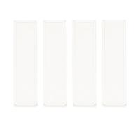 HEMOTON 4pcs Glass Cuvettes for Spectral Analysis with 5mm Pathlength, Optical Glass Material, Standard Specimen Cell for Laboratory Use in Labs and Spectrometers