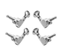 HEMOTON 4pcs Guitar Tuning Pegs for Acoustic Guitars Fish Tail Design String Winder Zinc Alloy Steel Easy Adjustment Tuners