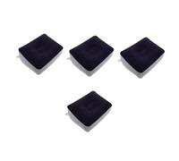 HEMOTON 4pcs Inflatable Travel Foot Rest Pillow Ergonomic Support Cushion for Airplanes Cars Trains Office Quick Inflation Deflation Reduces Leg Strain and Fatigue During Long Flights and