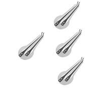 HEMOTON 4pcs Metal Jaw Harp Portable Mouth Musical Instrument for Ethnic Music Instrument Playing at Home Outdoor Events