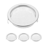 HEMOTON 4pcs Metal Mesh Drip Filter for Moxibustion Accessories Ultra-fine Stainless Steel Sift Screens for Home Spa Use