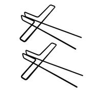 HEMOTON 4pcs Metal Music Score Clips Music Book Holder Musical Note Paperclips Metal Book Clamp Easy Page Turner