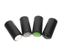 HEMOTON 4pcs mic battery cap covers plastic screw on microphone cover fits PGX24/SLX24/PG58 assorted colours replacement accessory for tail tube battery back secure fit easy installation