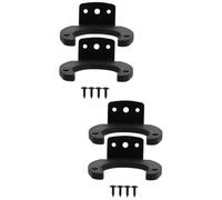 HEMOTON 4pcs Mic Holder Clamp Streaming Microphone Stand Wall Mount Mic Arm Wireless Microphone Hook Studio Accessory