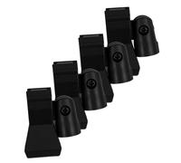HEMOTON 4pcs Microphone Clip Holder Adjustable Angle, with Copper Thread and Firm Stable Hold, Mic Stand Screw Adapter for Audio Setups and Live Performances, Re20 Microphone