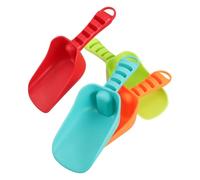 HEMOTON 4pcs Mini Beach Sand Set for Kids Portable Plastic Digging Tools for Outdoor Summer Fun Seaside