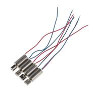 HEMOTON 4pcs Mini Coreless Dc Vibration Motors for Dental Devices and Electronic Projects, Metal Construction with High Frequency Cleaning and Enhanced Vibration, for Travel and DIY